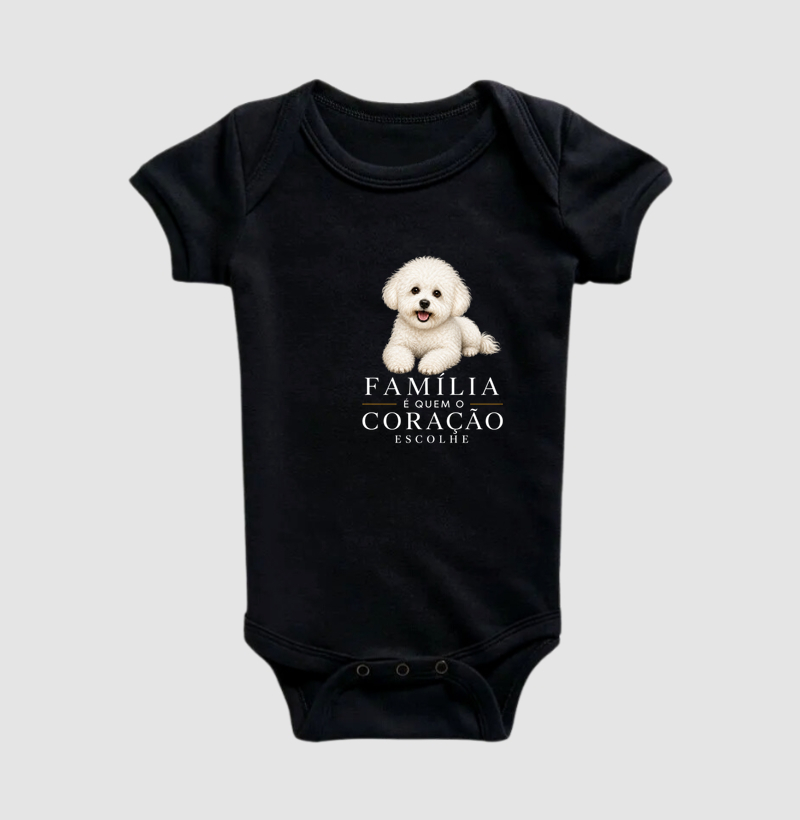 Bichon Bolonhês - Body Infantil