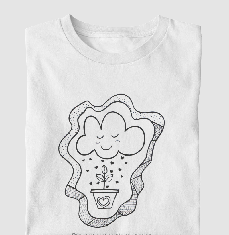 Camiseta Infantil A nuvem by Mírian Cristina
