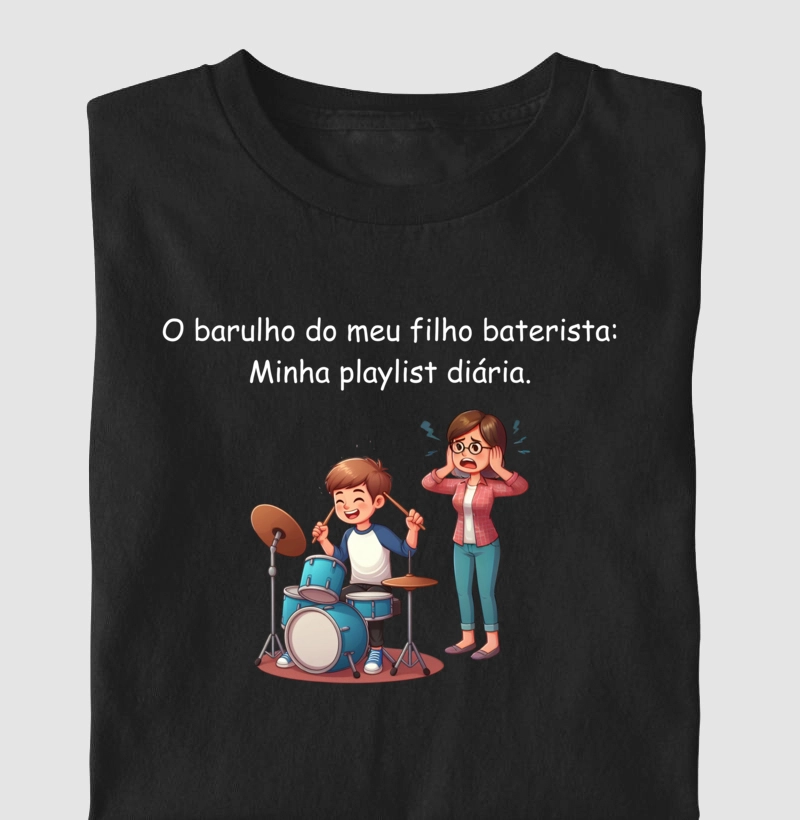 Barulho do filho Baterista