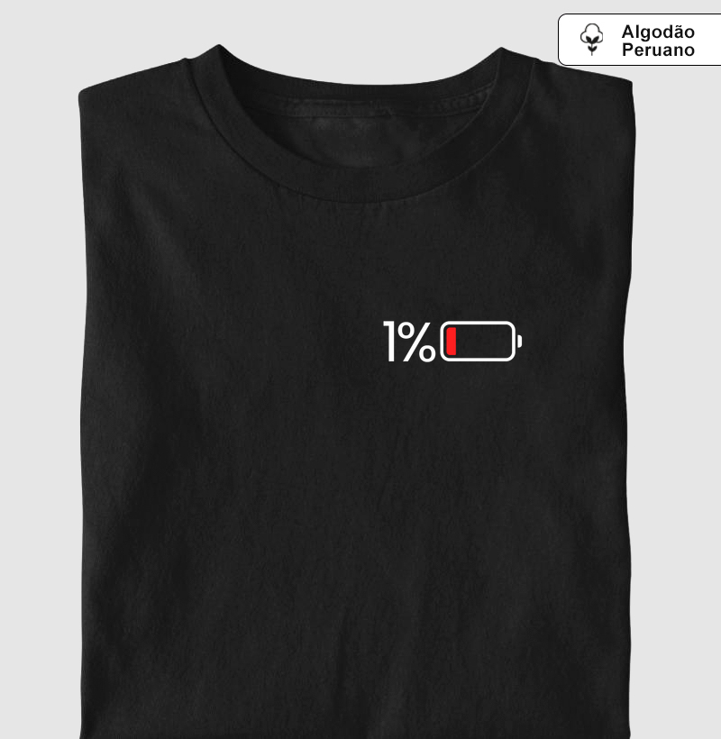 Camiseta 1% (Algodão Peruano)