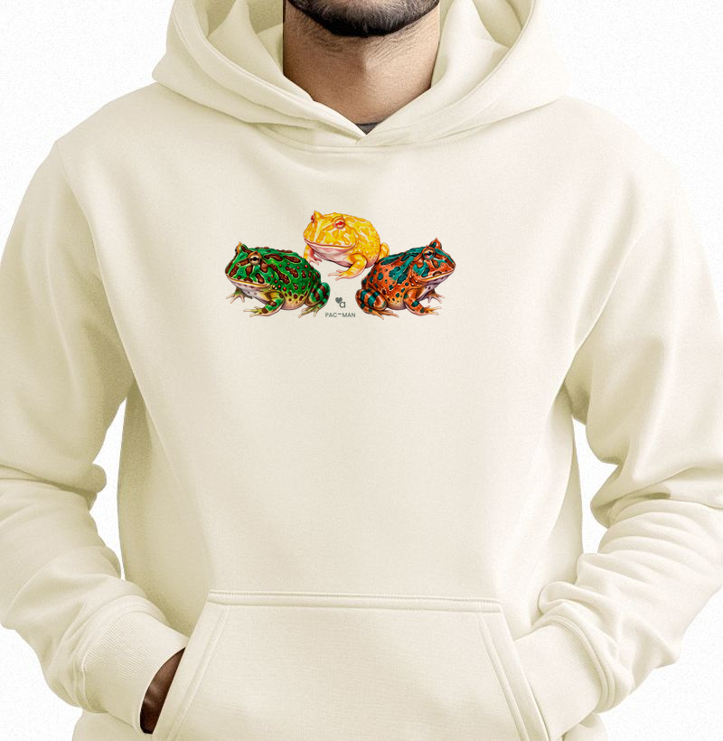Réteis - Sapo Pac-Man - Moletom Hoodie - Hoodie Moletom