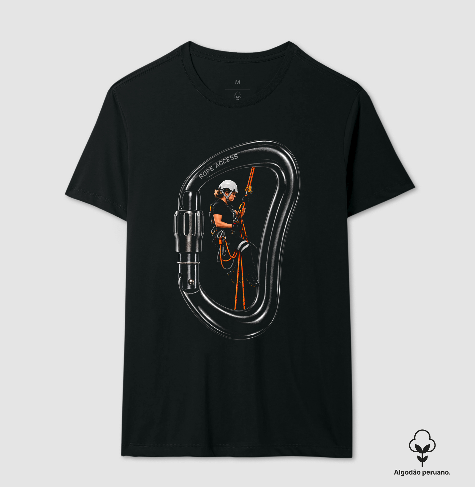 Rope Access Woman - Camiseta Algodão Peruano