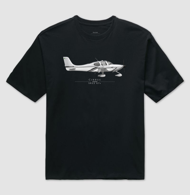 Cirrus SR22 G7+ | Profile - Camiseta Oversized
