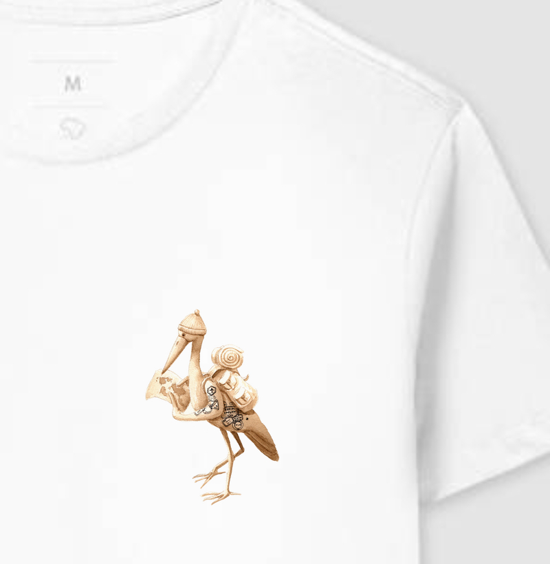 Camiseta Garça Viajante Mini