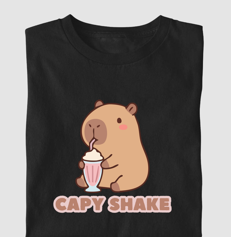 Camiseta Infantil Capy Shake