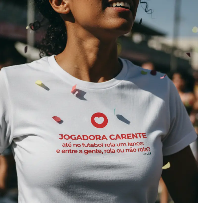 Jogadora carente. Rola ou não rola