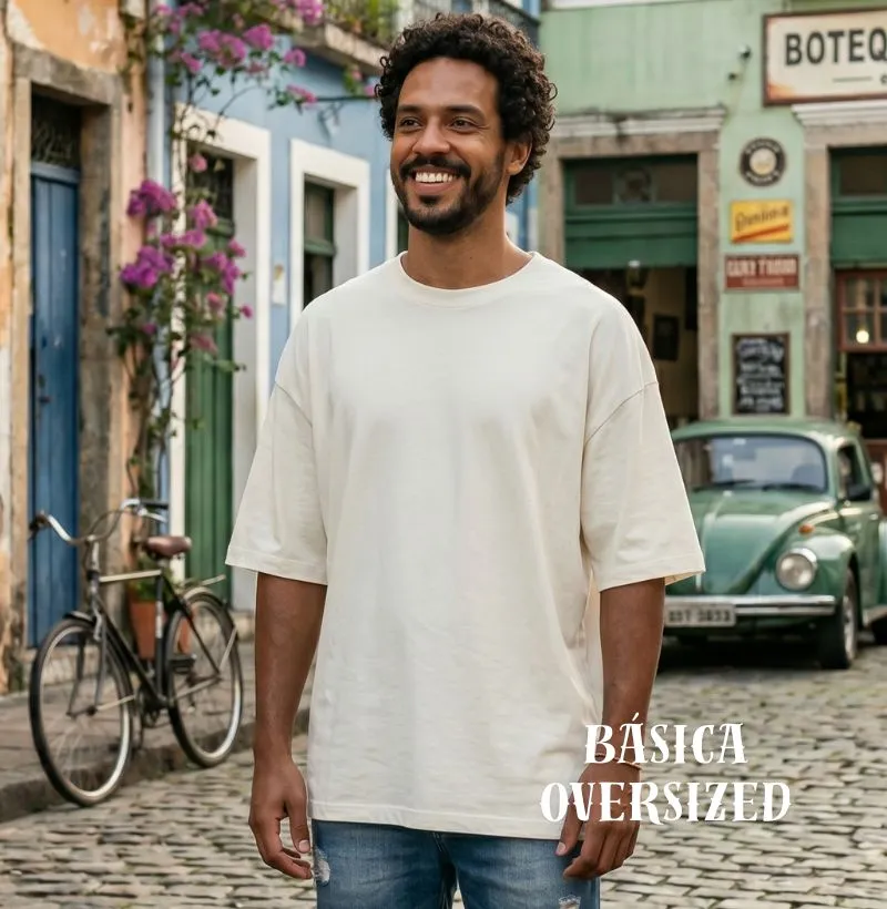 Camiseta Básica Oversized