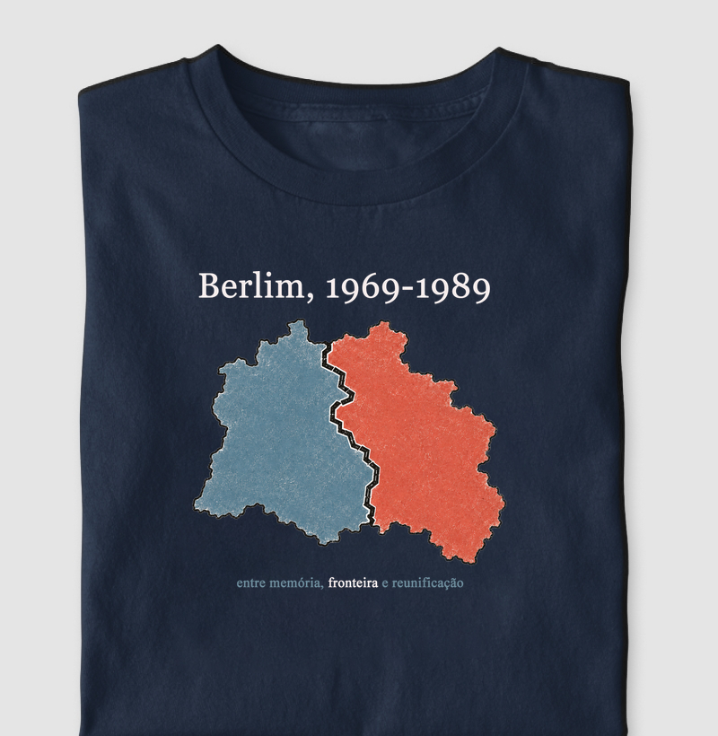 Camiseta Berlim Oriental e Ocidental