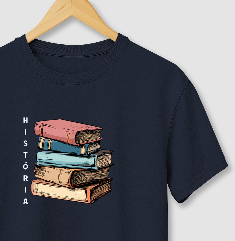 História - Livros coloridos