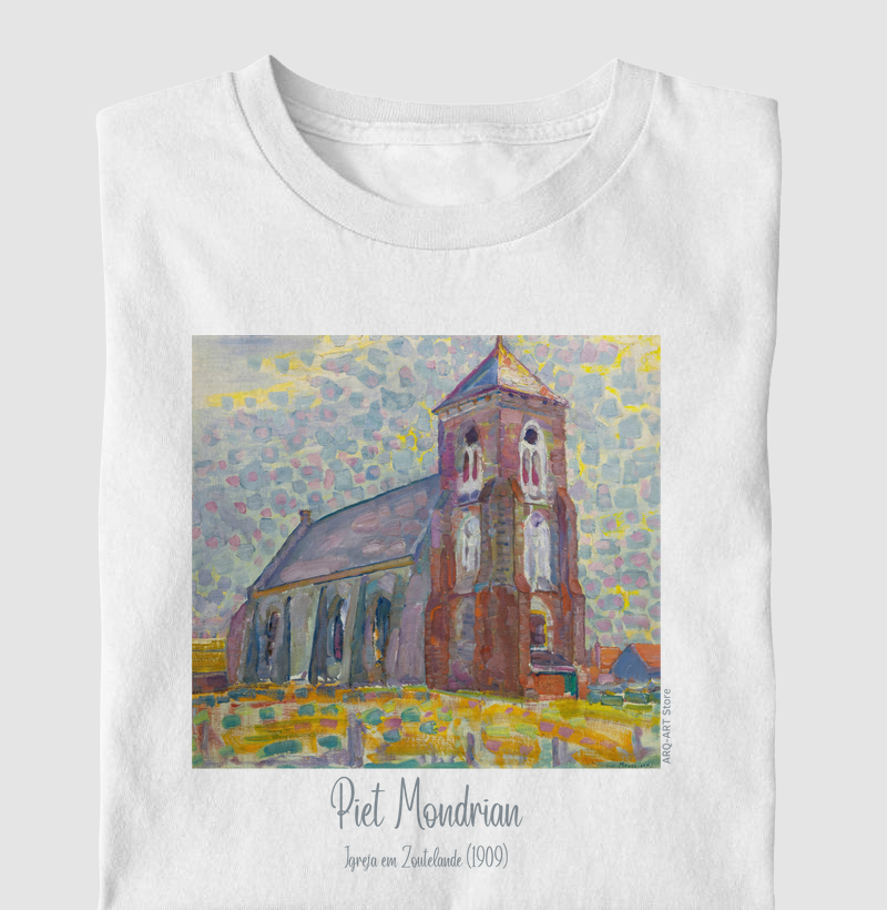 Igreja em Zoutelande de Mondrian