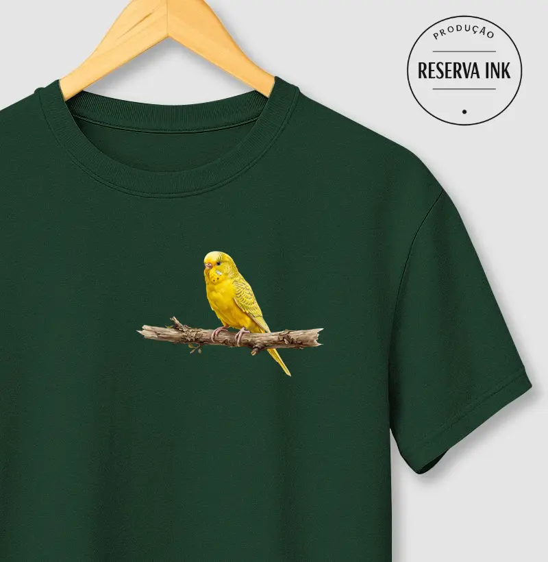 Periquito Amarelo Minimalista