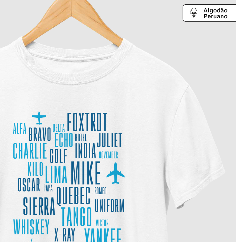 Camiseta Alfabeto Fonético 
