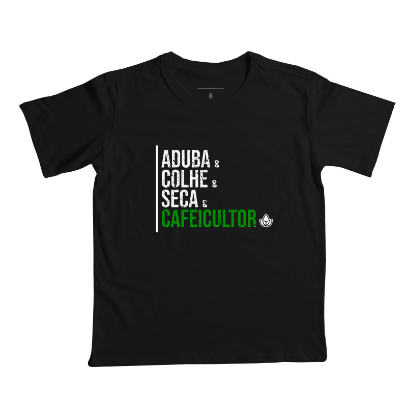 T-Shirt | Aduba, Colhe, Seca, Cafeicultor