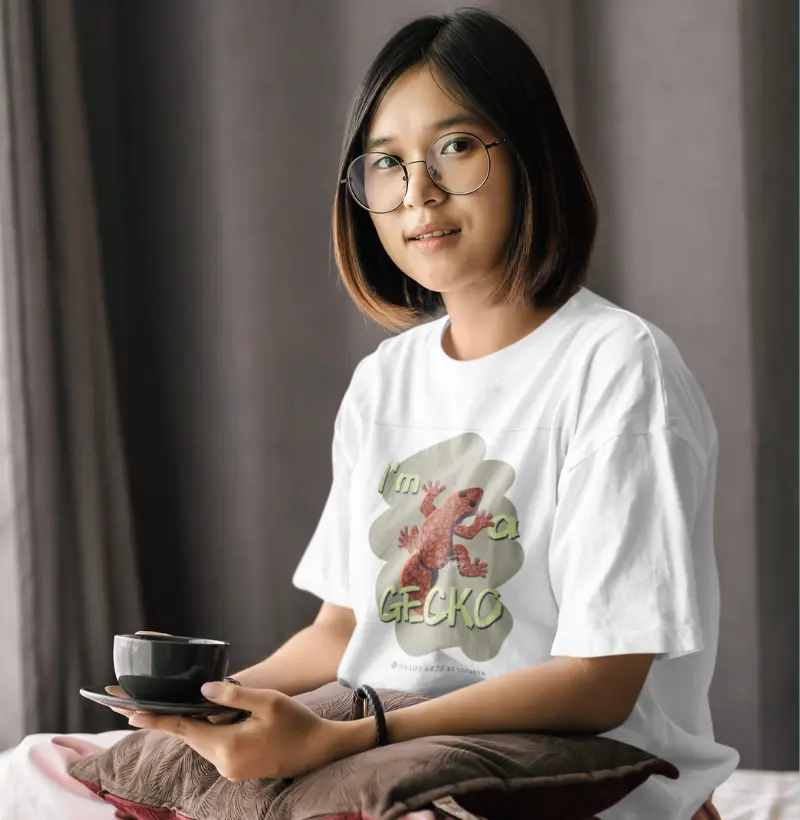 Camiseta Adulto Gecko by Giovanna Camargo
