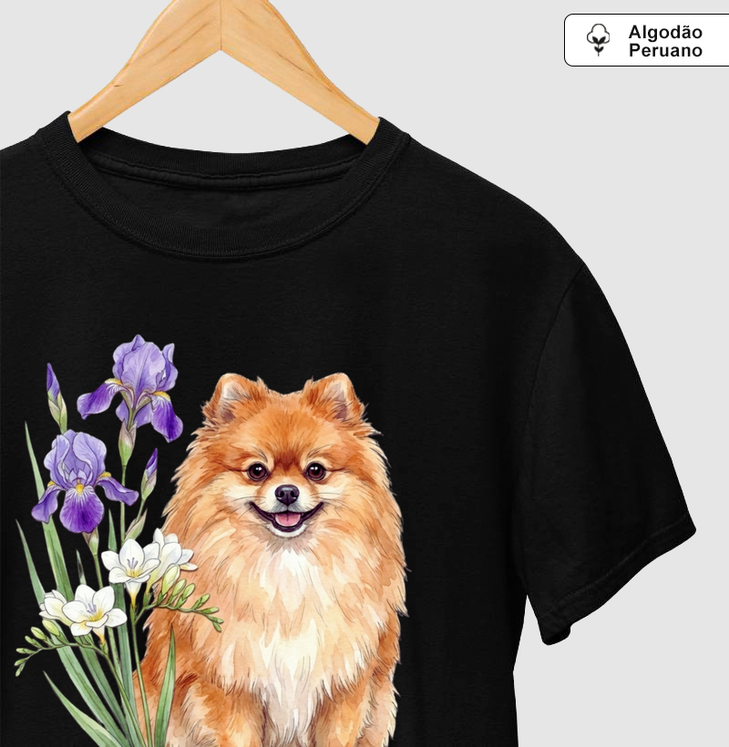 Spitz Alemão Floral Alegria