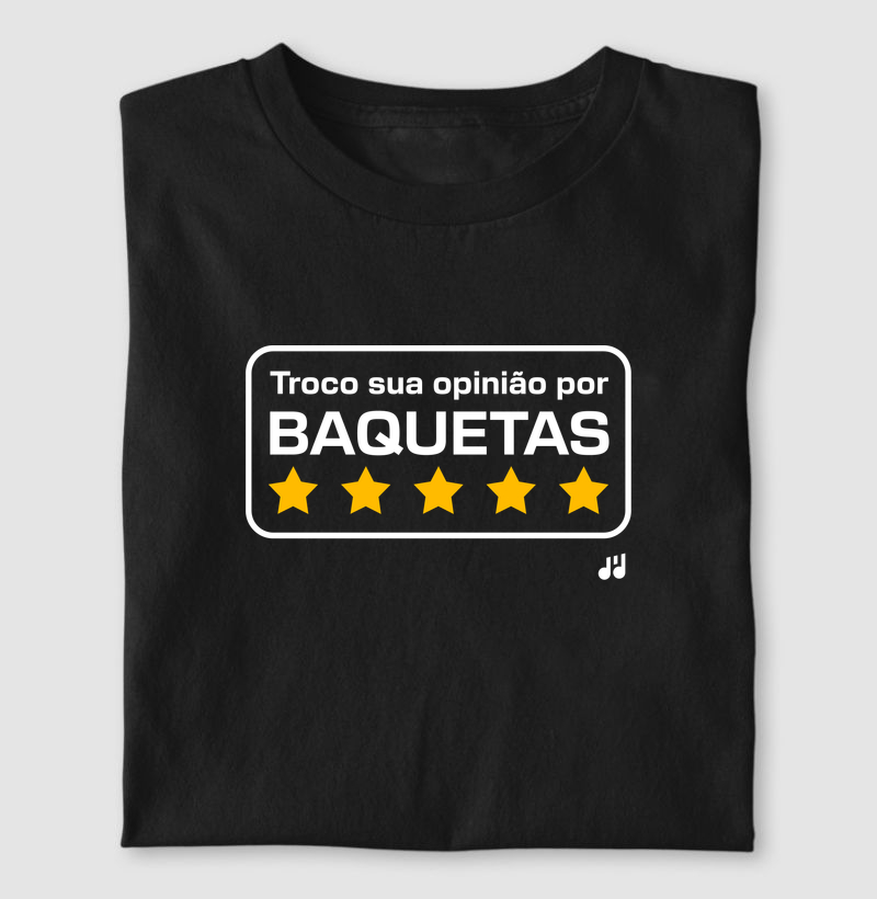 Troco sua opinião por baquetas