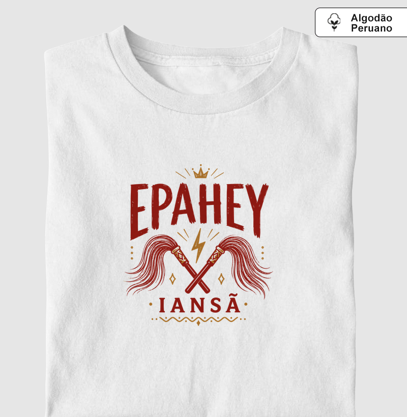 Saudação a Iansã - Camiseta Algodão Peruano