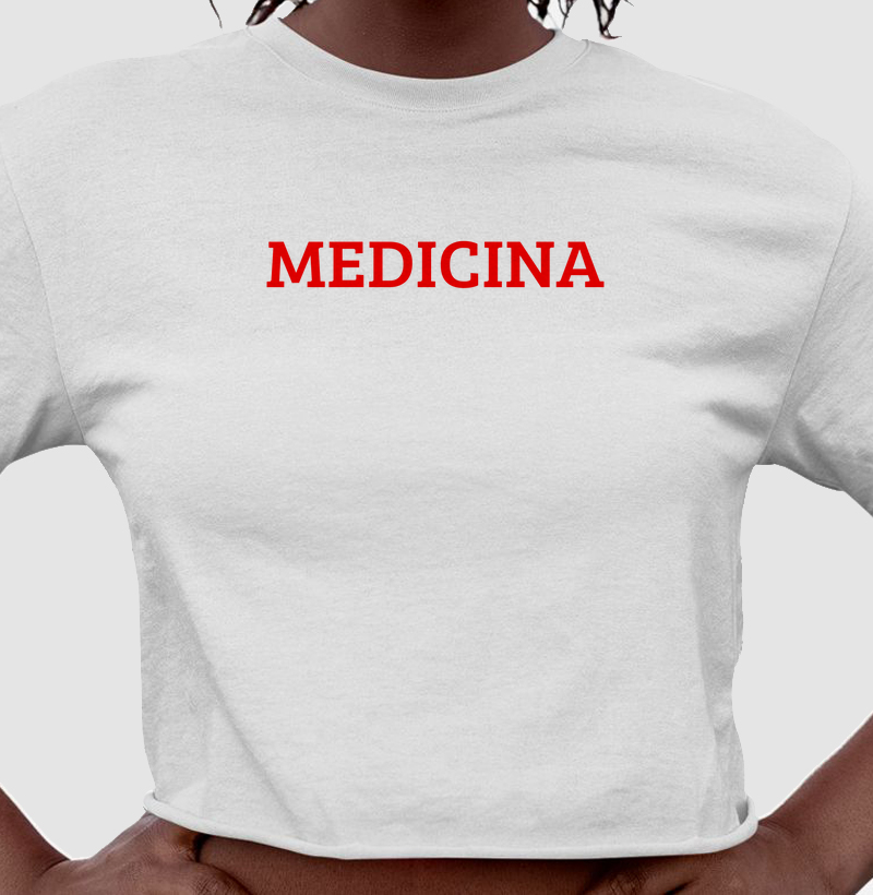 Cropped Medicina Clássic Red"