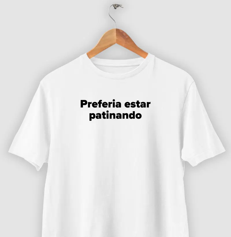 Preferia estar patinando