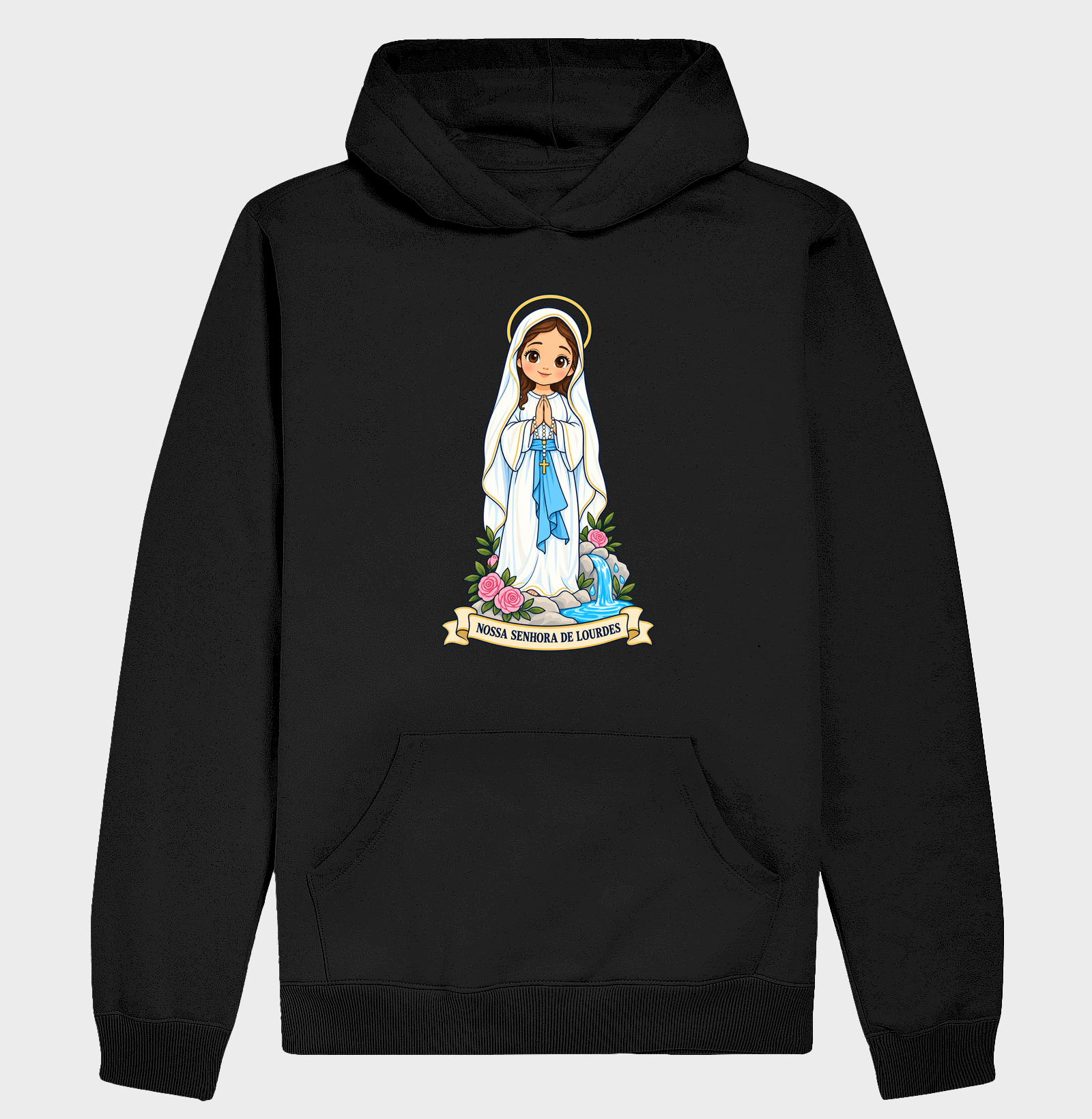 Nossa Senhora de Lourdes estilo chibi