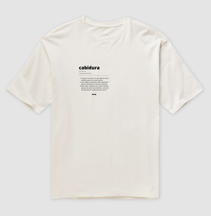 Camiseta Oversized "Cabidura"