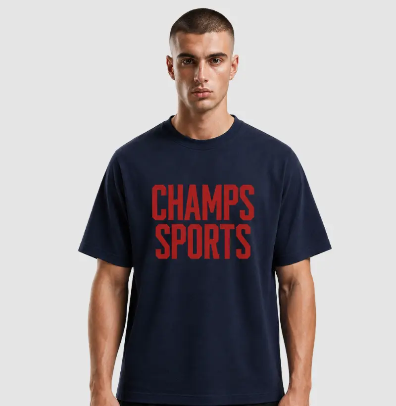 Camiseta Champs Sports Red Algodão Peruano