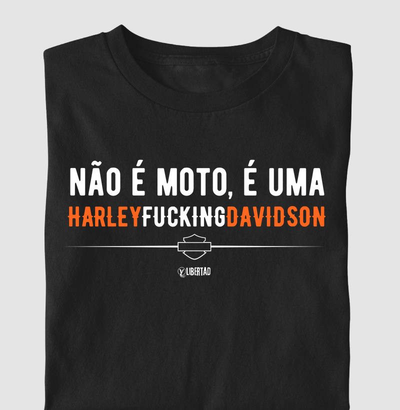 Não é moto é uma harley
