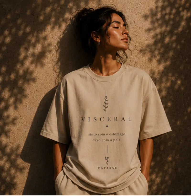 VISCERAL — sinto com o estômago, vivo com a pele • Coleção Profunda