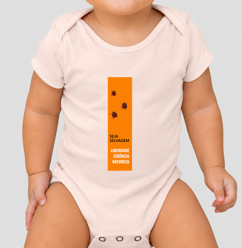 Body Infantil Joaninhas (Seja Selvagem) - Body Infantil