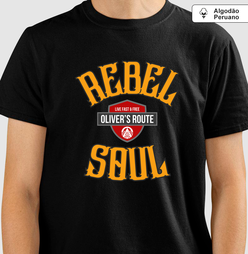 Rebel Soul - Camiseta Algodão Peruano