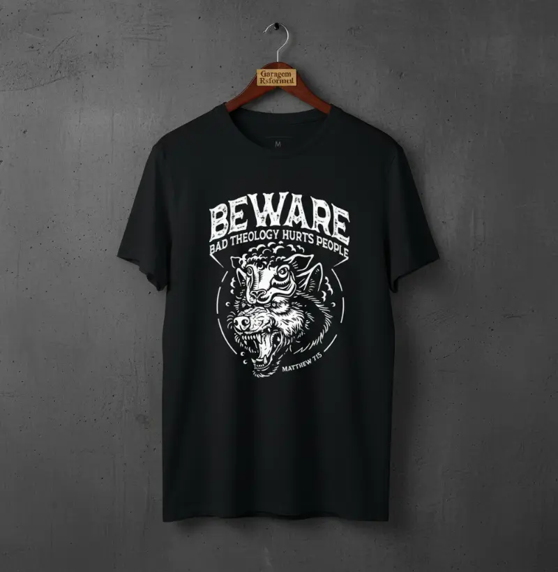 "BEWARE" "Cuidado com os falsos profetas."