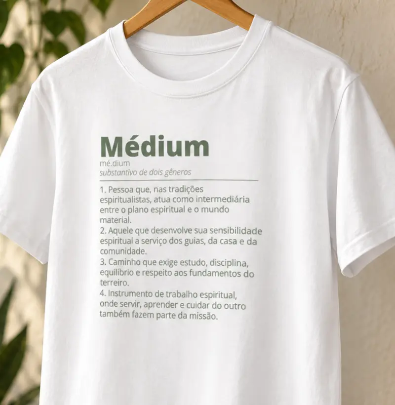 MÉDIUM DICIONÁRIO - Camiseta Algodão Peruano