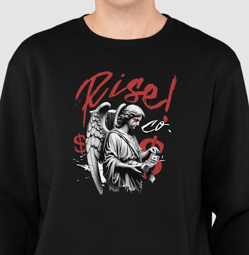 Suéter Moletom Rise! Streetwear Estampa Premium Unissex – Moda Urbana