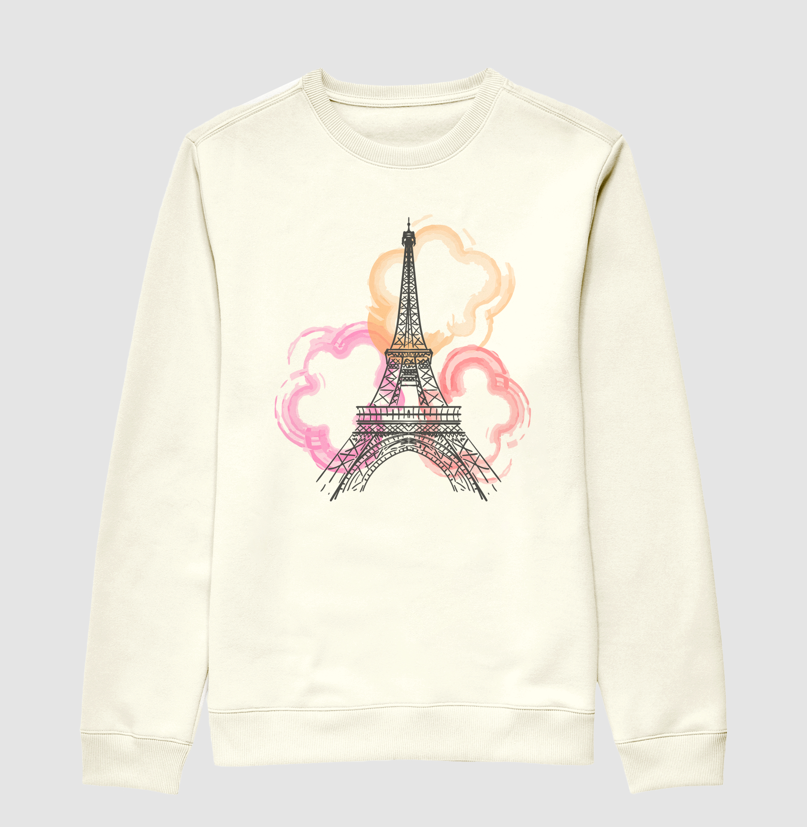 Camiseta Viagem - Torre Eiffel Flores