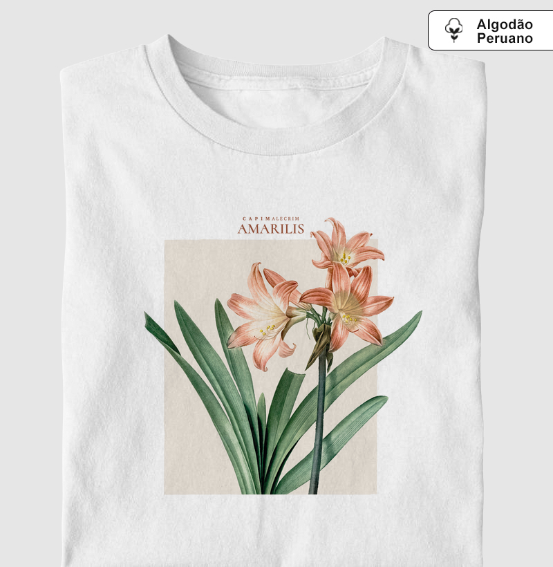 Camiseta Algodão Peruano Amarilis