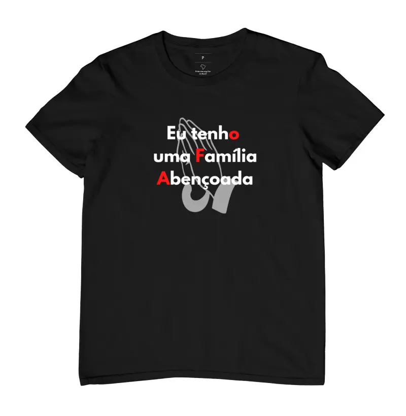 Masculina Eu Tenho Uma Família Abençoada
