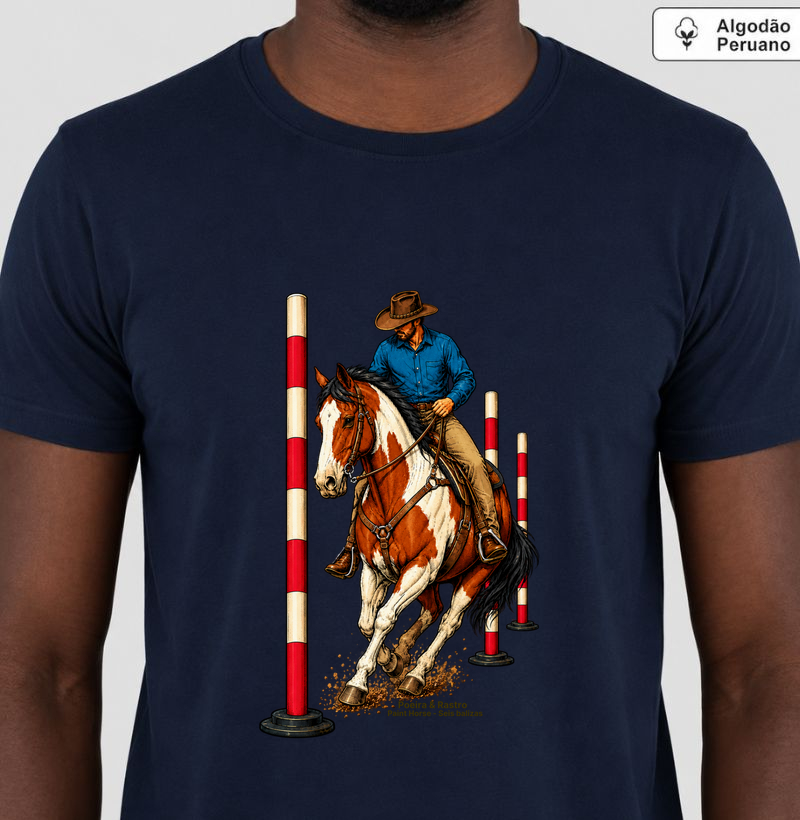 Paint Horse - Seis Balizas. - Camiseta Algodão Peruano