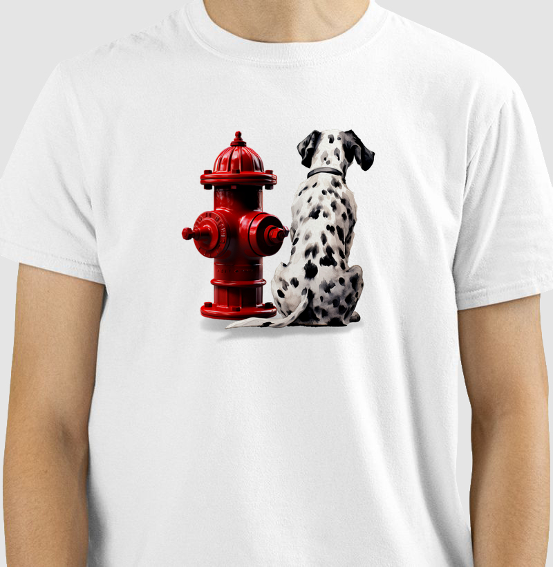 CAMISETA DALMATA HIDRANTE