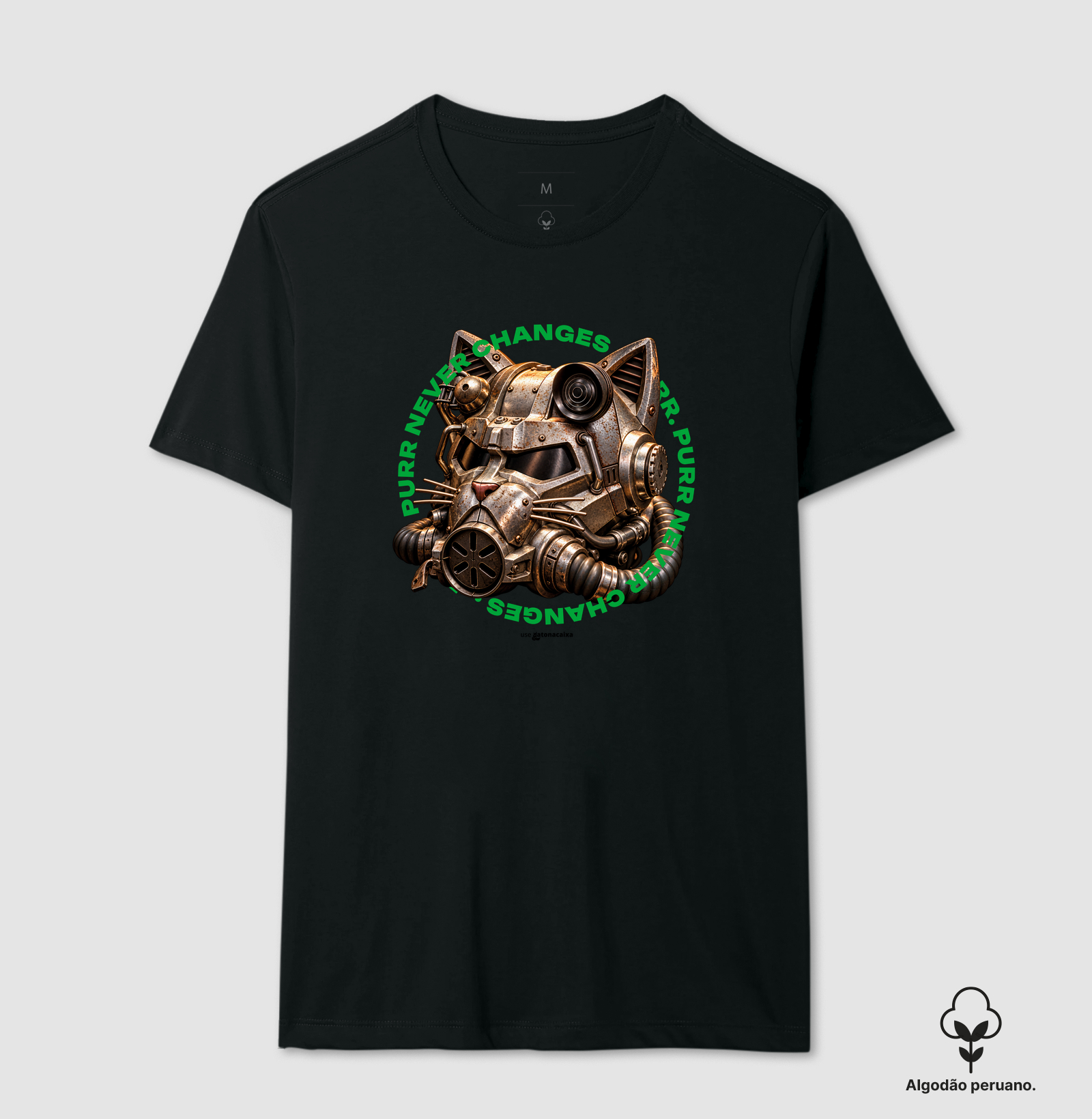 Purr Never Changes - Camiseta Algodão Peruano