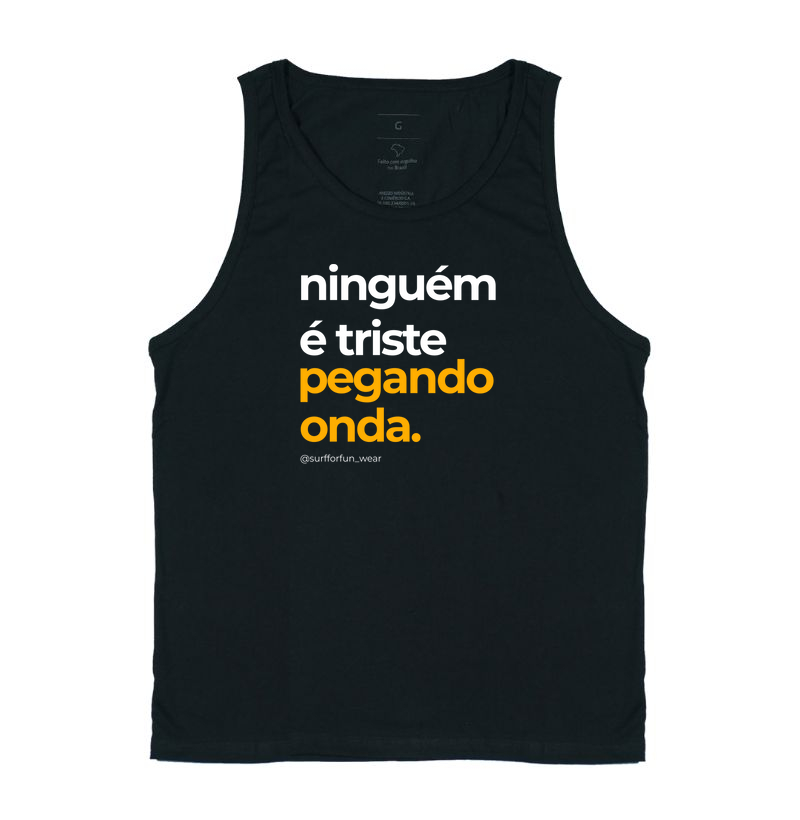 Ninguém é triste pegando onda