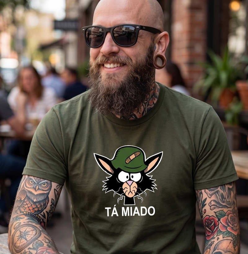 Camiseta Gamer: “Tá miado”