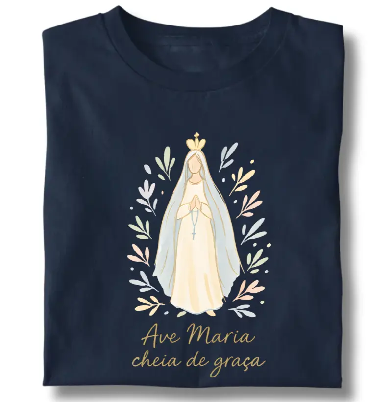 Ave Maria Cheia de Graça Desenhada