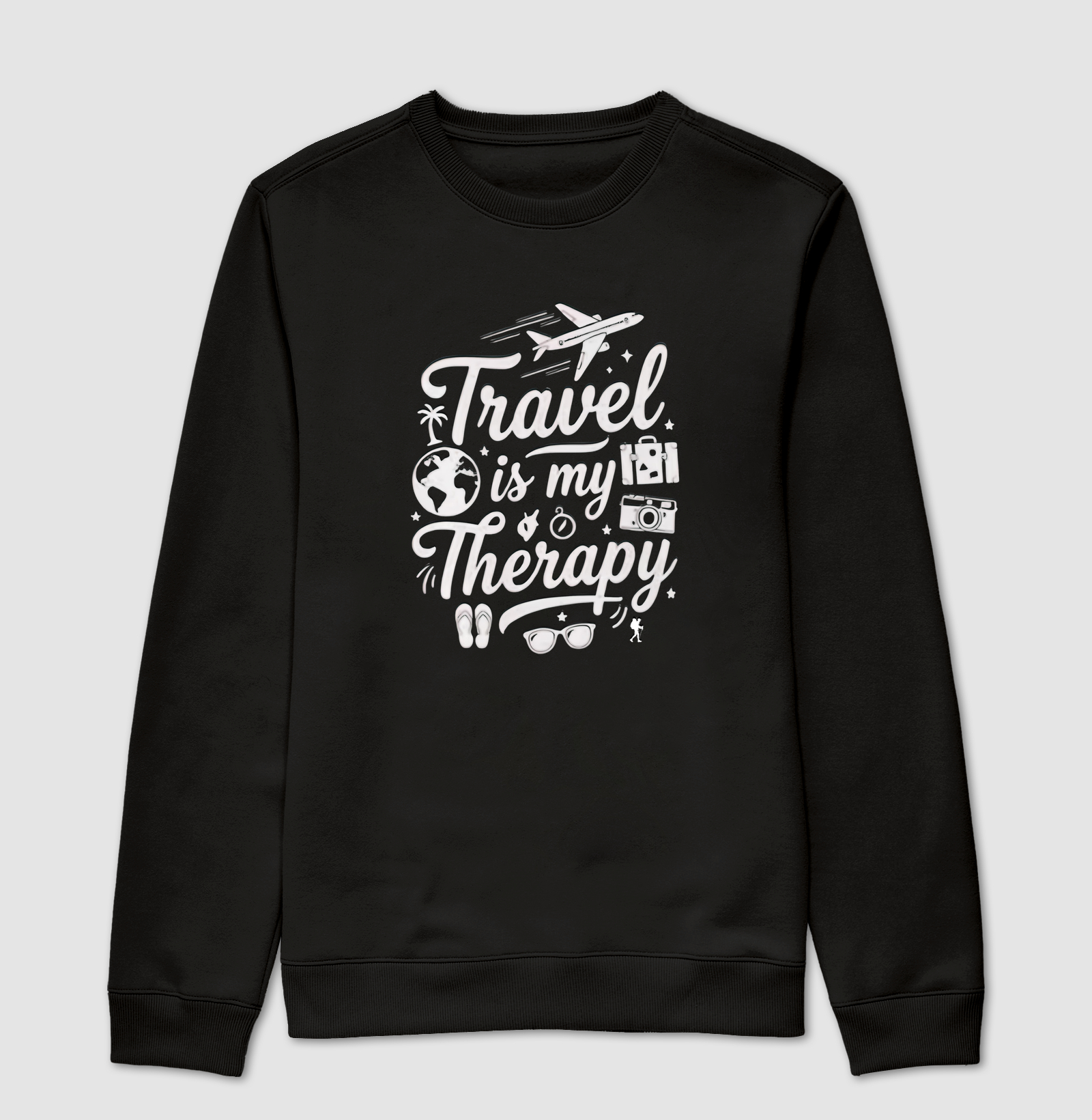 Camiseta Travel Is My Therapy | Excursionista