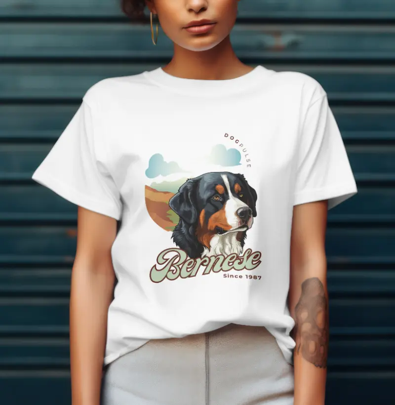 Camiseta Bernese Busto Dog Pulse