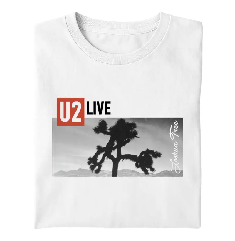 Camiseta U2 Live | Estampa na Veia