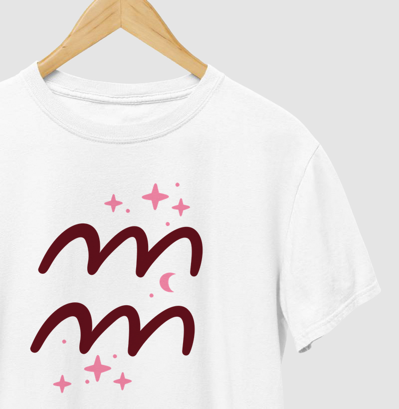 Camiseta Zodíaco Signo de Aquário | MILAH