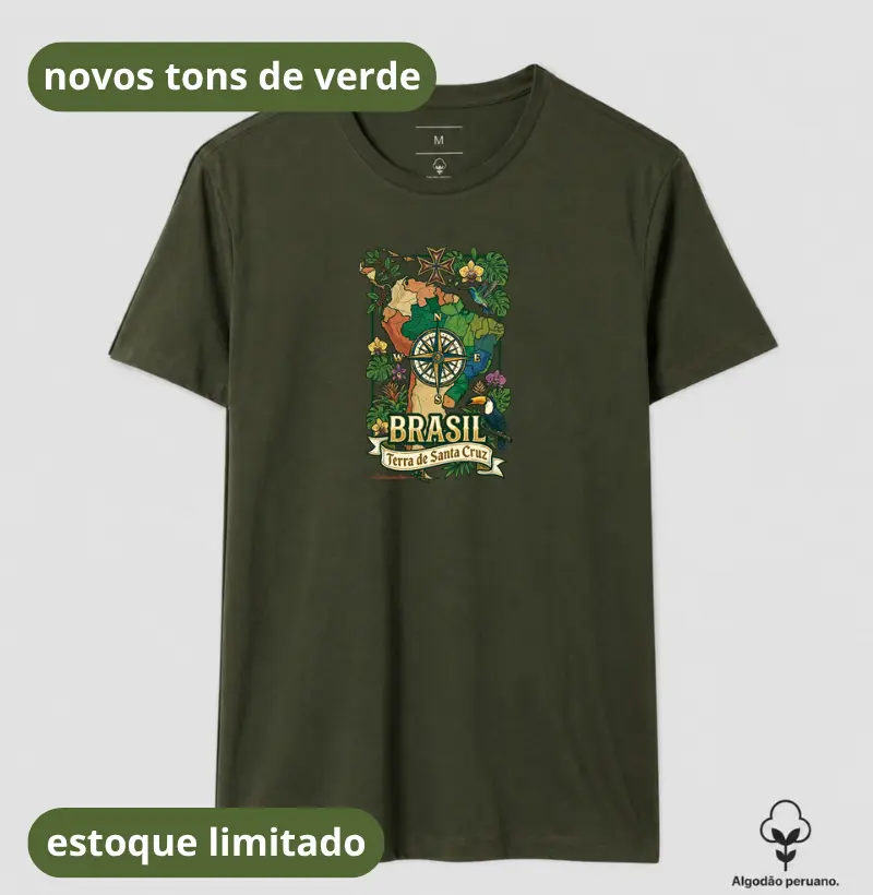 Brasil Terra de Santa Cruz (Rosa-dos-ventos) cores