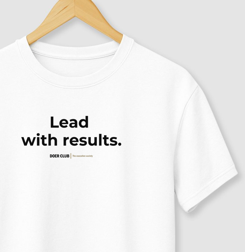 Lead with results.