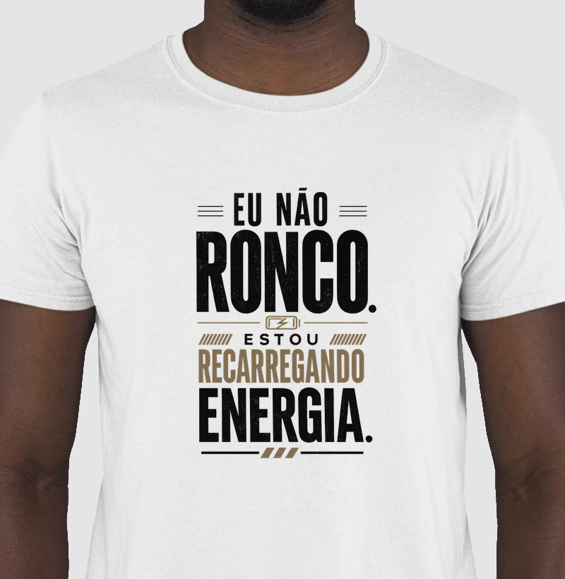 Eu não ronco...