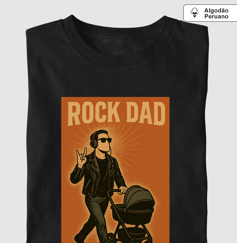 Rock Dad - Algodão Peruano Premium